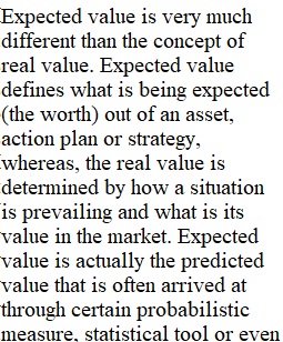 Supply chain MGT Expected value
